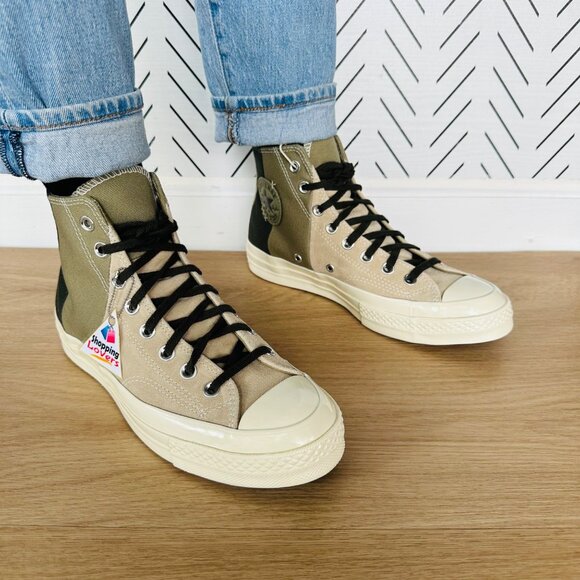 ❤️❤️Converse Chuck Taylor All Star 70 Hi Women Shoes 8.5 Sneakers Beige A06534C - Picture 4 of 11